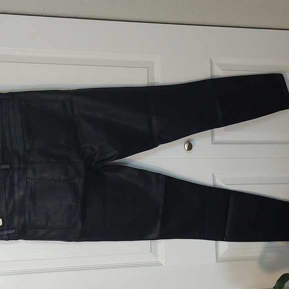 PAIGE  Huxton ankle black luxe coating NWT women's size 32 - Picture 5 of 10